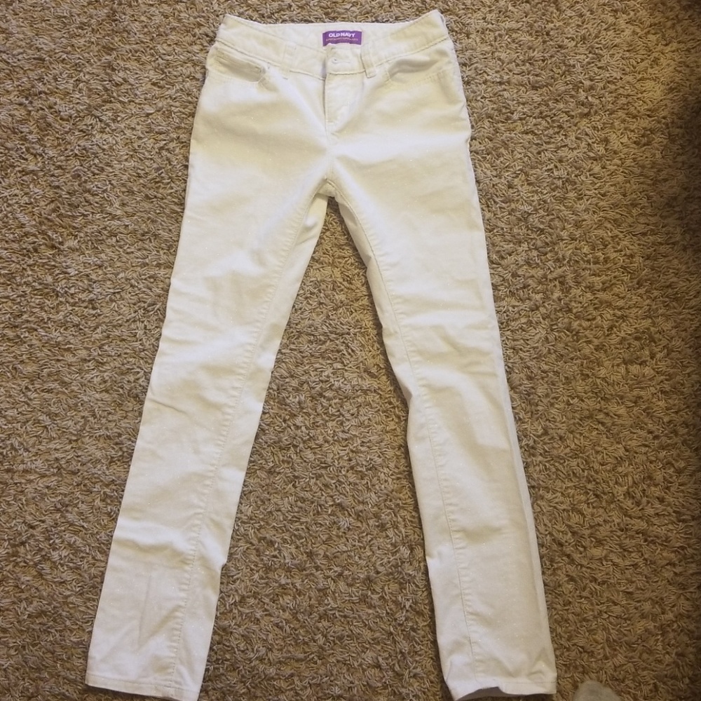Sparkle White Corderoys
